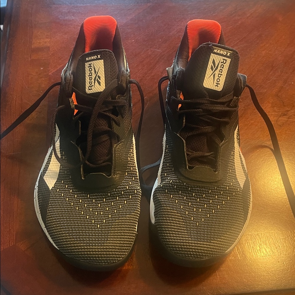 Reebok Nano X Black and Orange Trainers